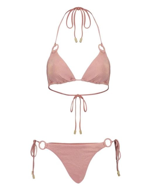 Zimmermann Pink Rhiannin Bikini