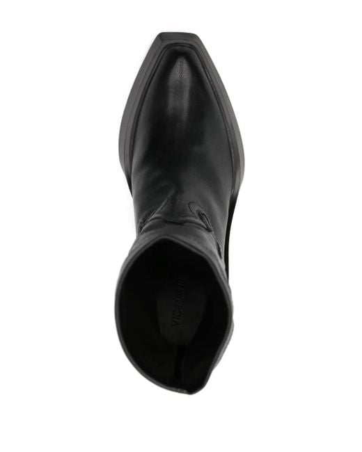Vic Matié Black Knöchelhohe Stiefel 100Mm