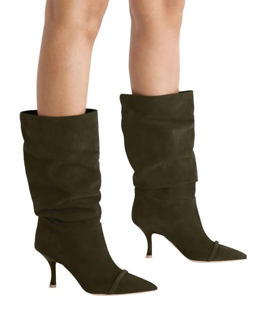 Malone Souliers Green Isley Suede Boots