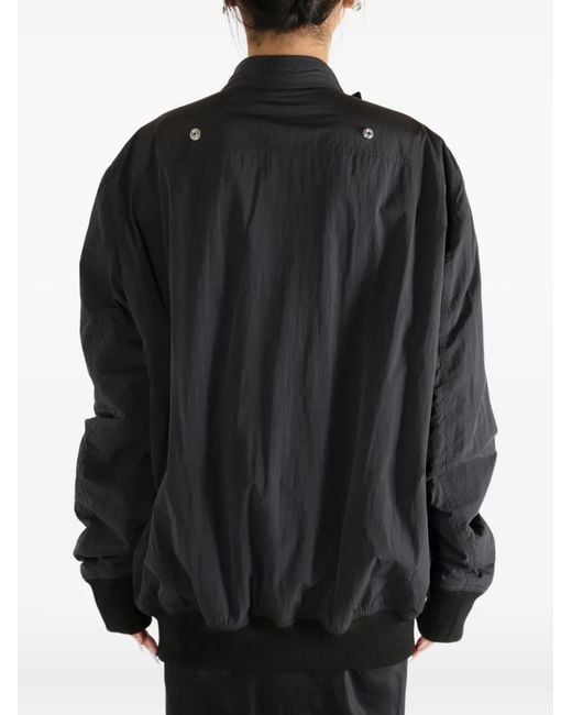 Rick Owens Black Stadium Hollywood Flight Jacket