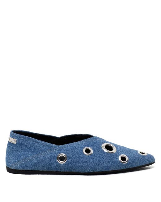 Ballerine Con Borchie di Closed in Blue