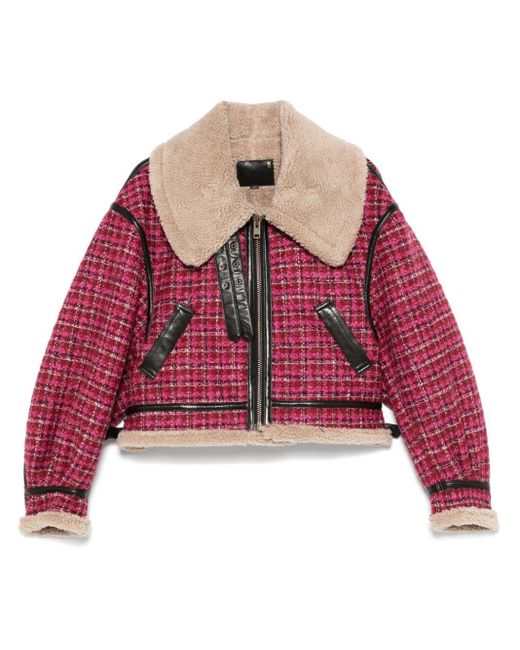 R13 Red Tweed Jacket
