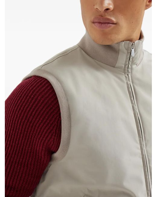 Brunello Cucinelli Gray Neutrals Jackets for men