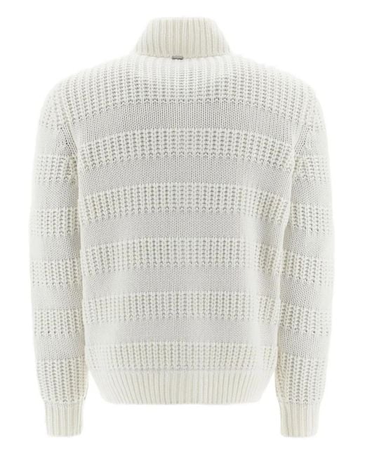 Herno Vest Met Knopen in het White voor heren