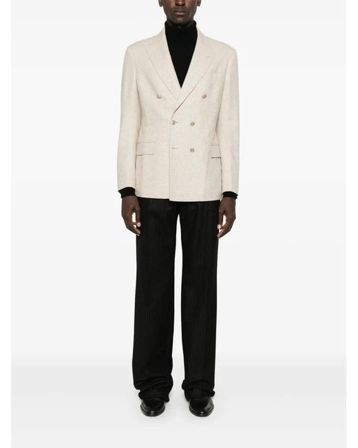 Eleventy Natural Mélange-Effect Blazer for men