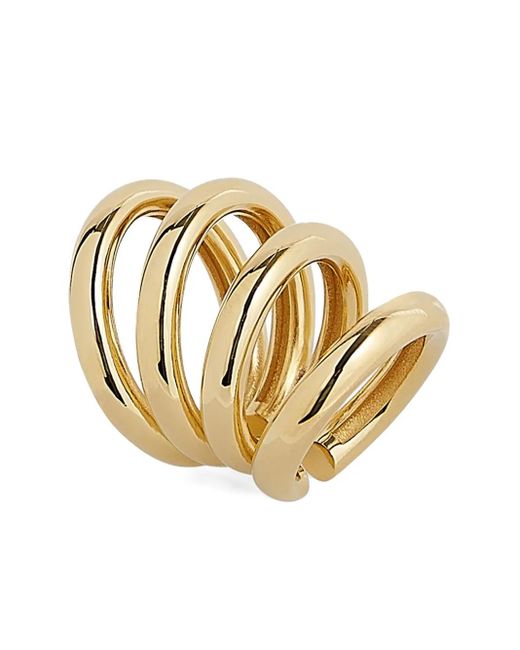 Rabanne Metallic Multi-Ring Ear Cuff
