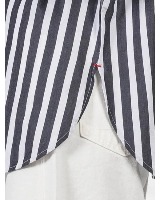 Xirena Blue Gillian Striped Shirt