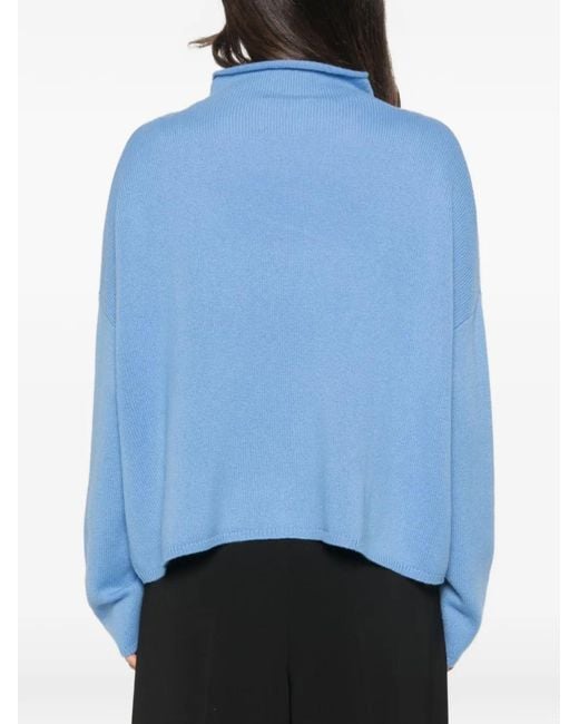 Lisa Yang Blue Sandy Sweater