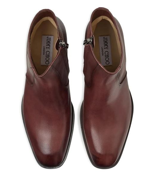 Jimmy Choo Brown Wilder Boots for men
