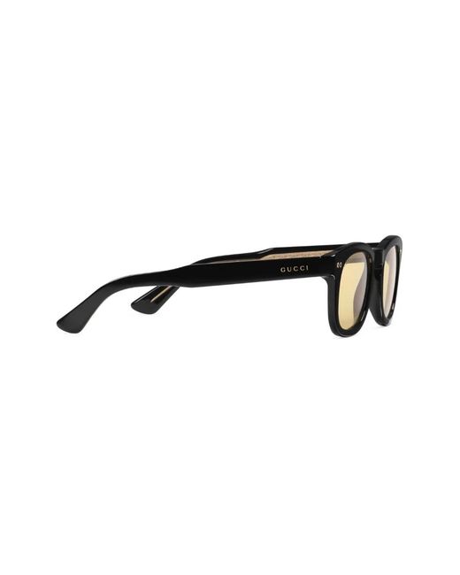 Gucci Green Double-Frame Round Sunglasses for men
