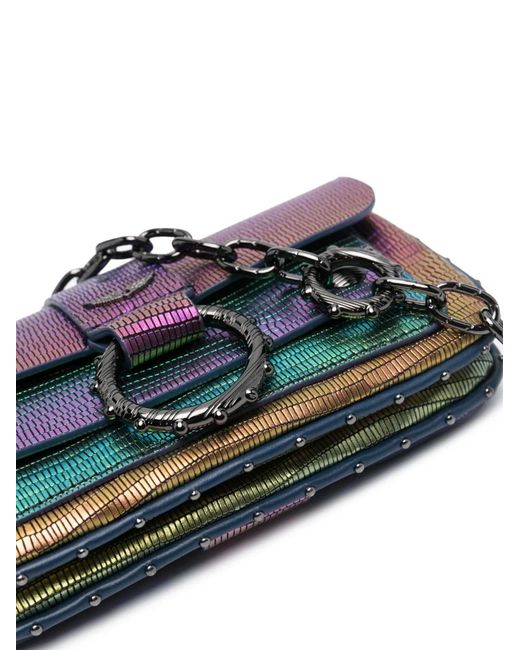 Zadig & Voltaire Blue Kate Wallet Leather Shoulder Bag
