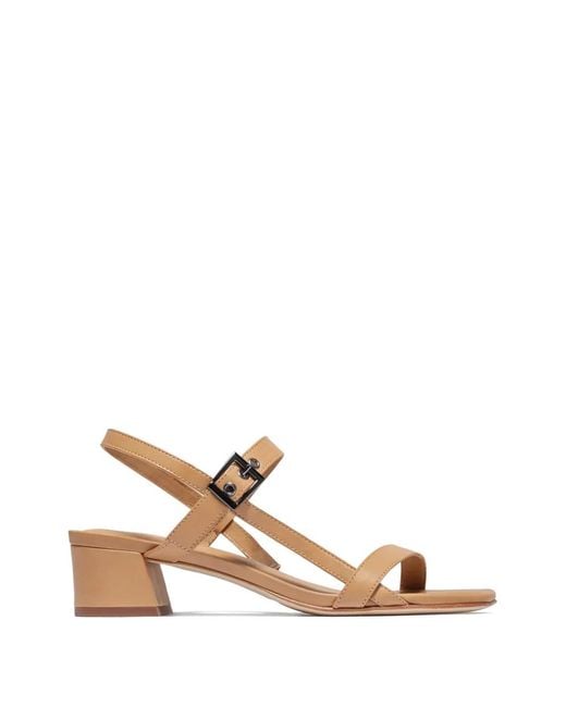 Bernardo Natural Jinji Buckle Strap Sandals