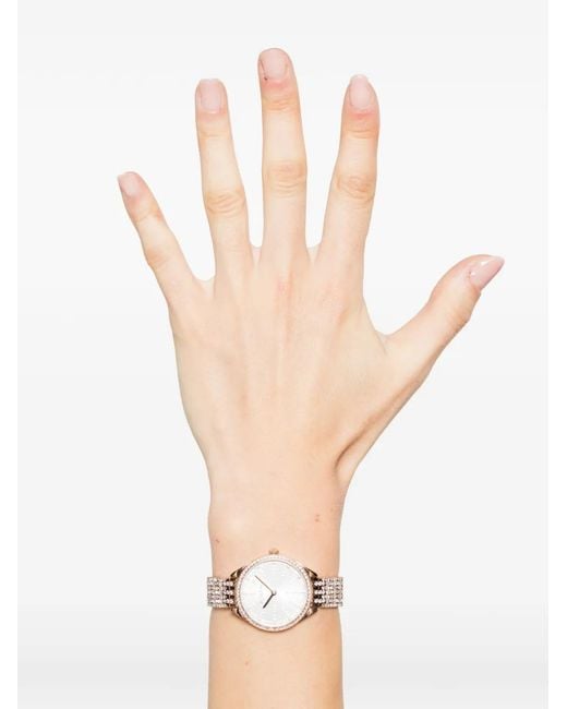 Swarovski White Round-Shape 32Mm Watch