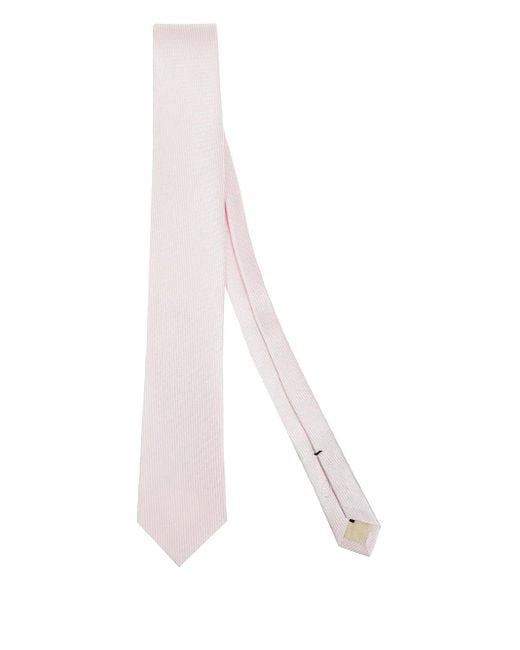 Cravate À Rayures Errico Formicola pour homme en coloris White