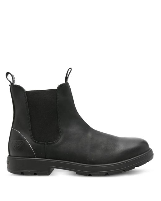 Docksteps Black Pull-Tab Chelsea Boots for men