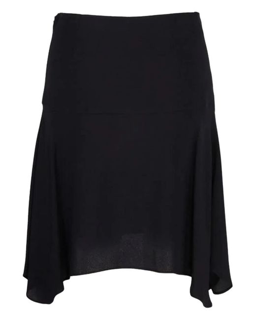 Stella McCartney Black A-Line Skirt