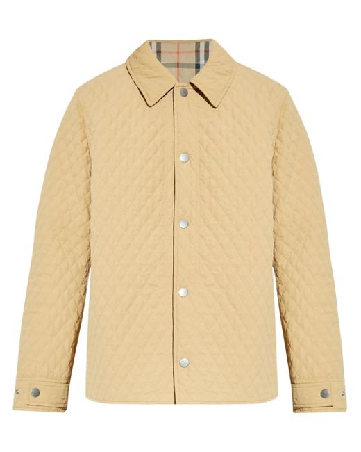 Burberry Natural Reversible Quilted Jacket
