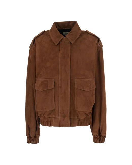 Arma Brown Halti Suede Epaulette Jacket
