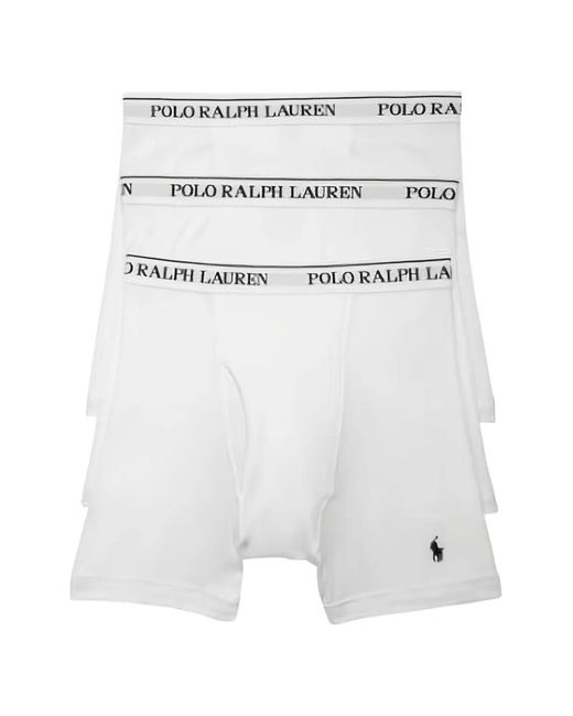 Polo Ralph Lauren White Lot De Trois Boxers À Logo for men