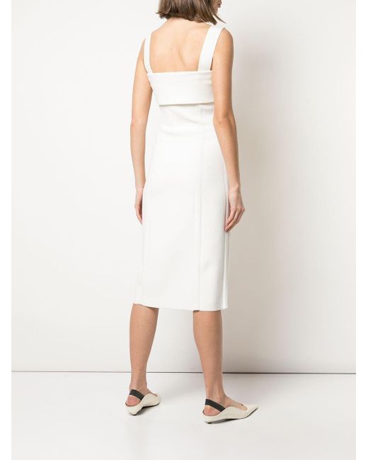 PROENZA SCHOULER WHITE LABEL Synthetic Sleeveless Knit Midi Dress in ...