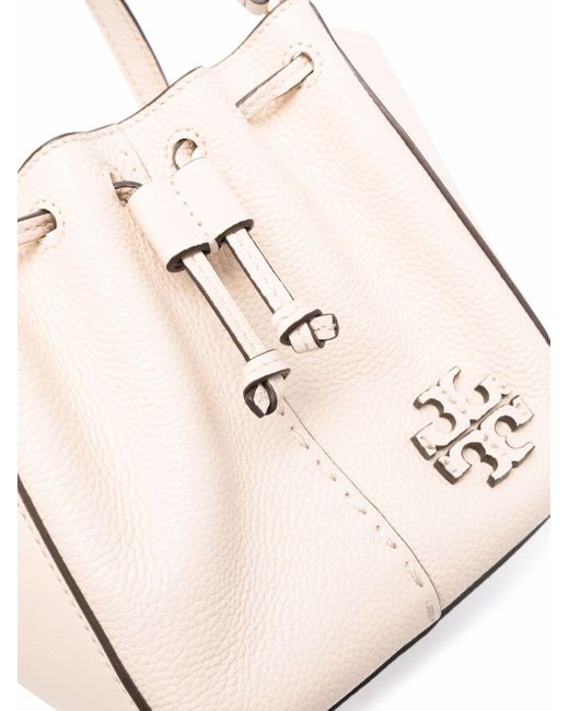 Tory Burch Mini Mcgraw Dragonfly Tote Bag in Natural | Lyst