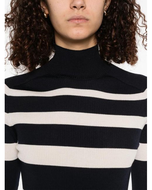 Pull À Rayures Moncler en coloris Black