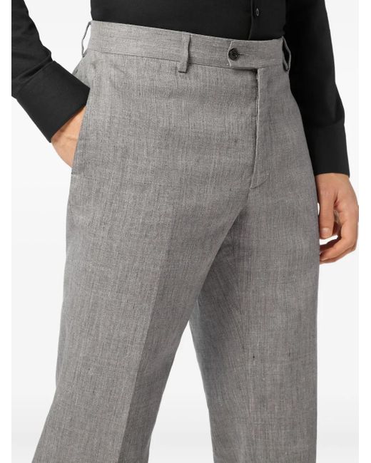 Philipp Plein Gray Joy Fit Trousers for men