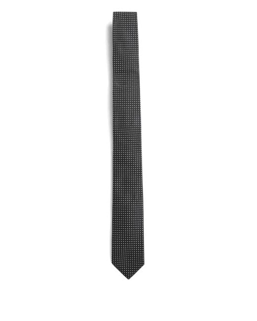 Cravatta Con Motivo Jacquard di Dolce & Gabbana in White da Uomo