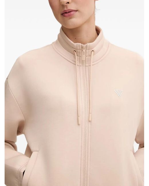 Guess Natural Zip-Up Sweatshirt