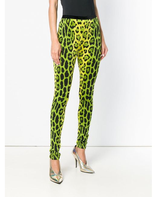 Tom Ford Silk Leopard Print Skinny 