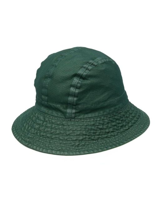 C P Company Green Logo-print Bucket Hat for men