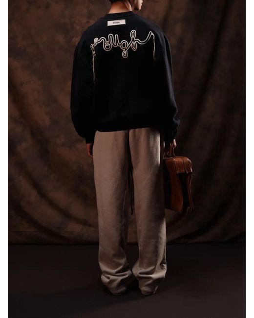ROUGH White Rib Trousers