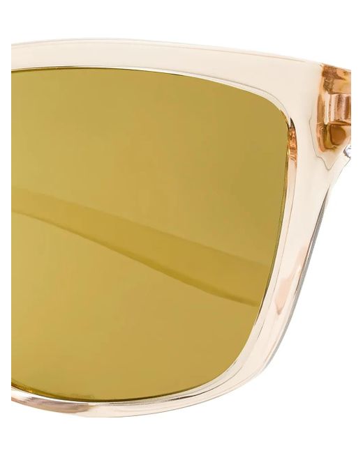 Nike Yellow Rectangular-Frame Sunglasses
