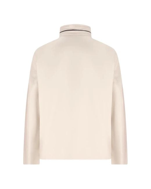 Herno Natural Flap Pockets High-Neck Jacket for men