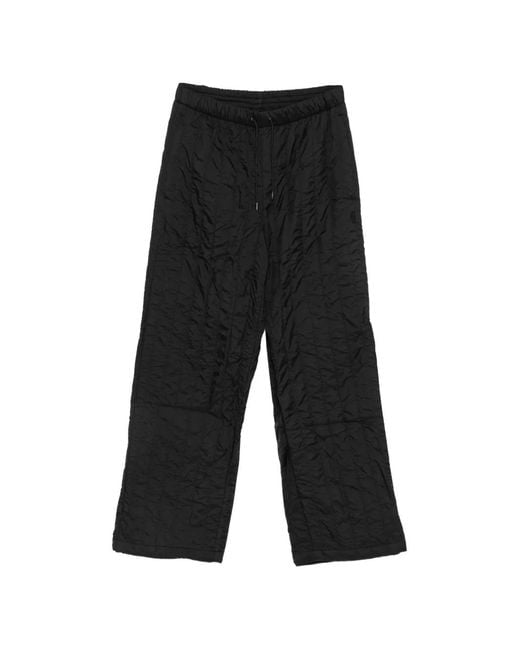 Rains White Banja Quilted Drawstring Trousers for men