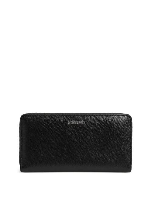 Dolce & Gabbana Black Cartoon-Patch Wallet for men