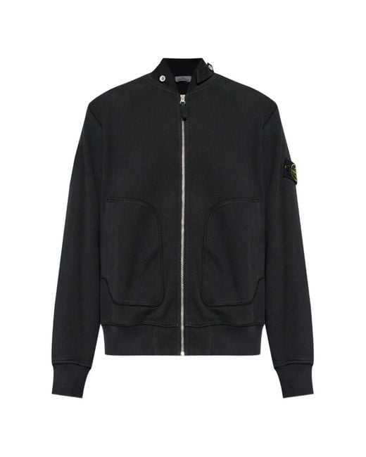 Stone Island Black Zip-Throughs for men