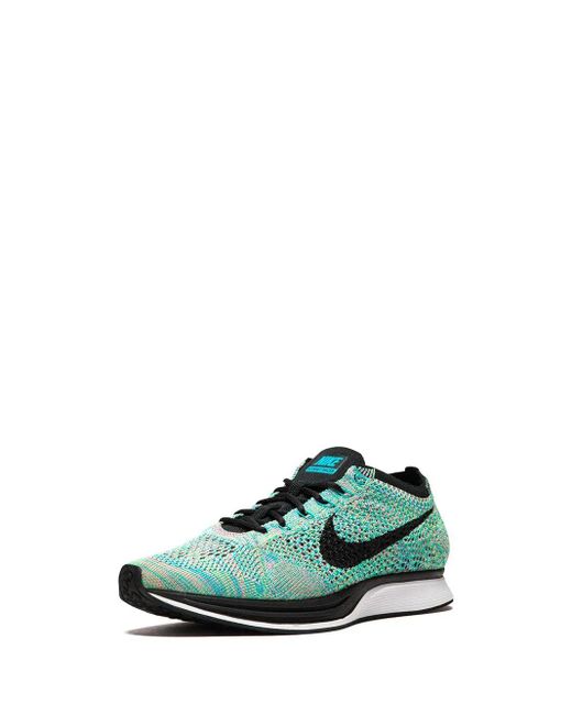 Nike Green Flyknit Racer 2.0' Sneakers
