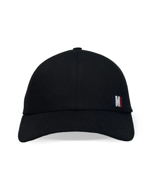 AMI Blue Bleu Blanc Rouge Ami Embroidery Cap