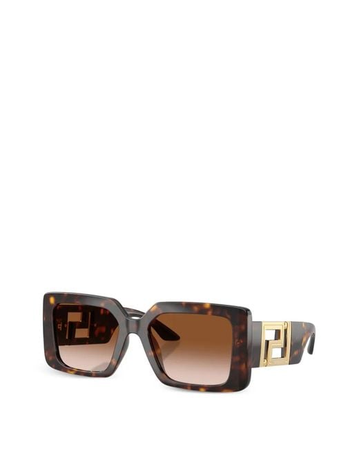 Versace Brown Square-Frame Sunglasses