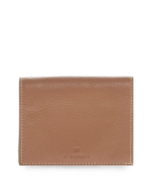 Il Bisonte Brown Eather Zip-Fastening Wallet