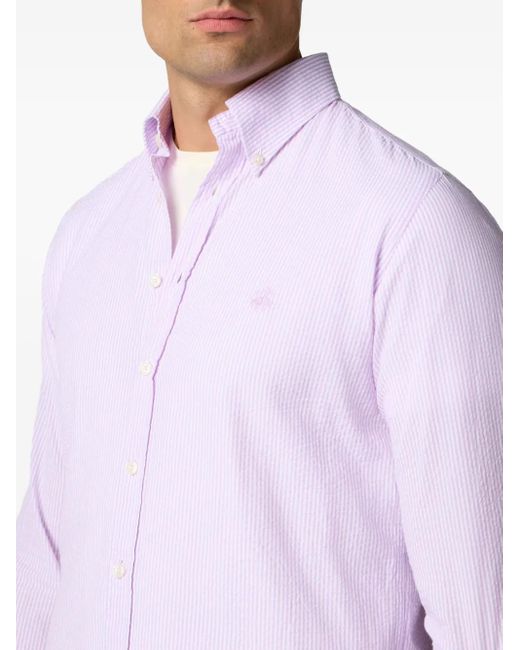 Brooks Brothers Pink Striped Button-Down Shirt for men