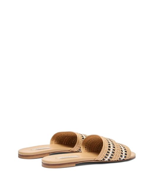 Casadei White Amalfi Flat Sandals