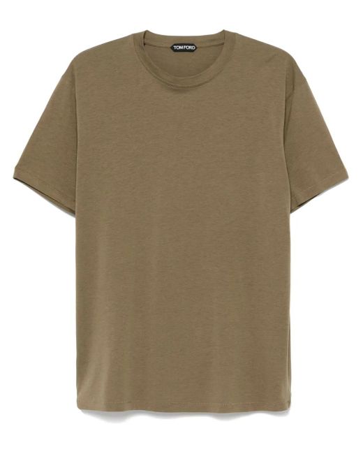 メンズ Tom Ford ロゴ Tシャツ Green
