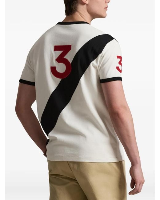 Polo Ralph Lauren White Logo-Detail T-Shirt for men