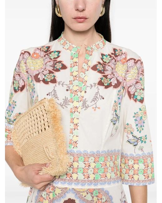 【ETRO】フローラル ペイズリー マキシ ドレス ETRO】 ペイズリープリント オフショルダー マキシドレス