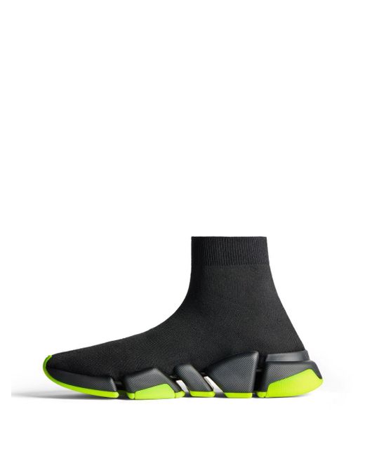 Balenciaga Black Speed 2.0 High-top Sneakers