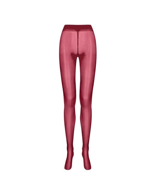 Maison Close Red Obsession Sheer Finish Tights