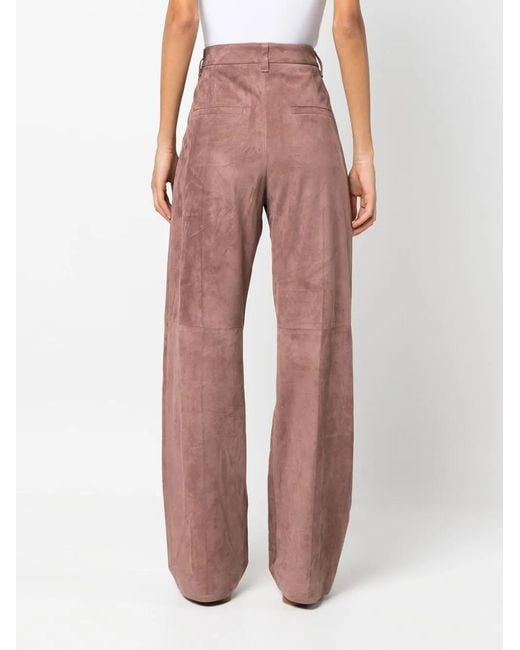 Brunello Cucinelli Red Trousers