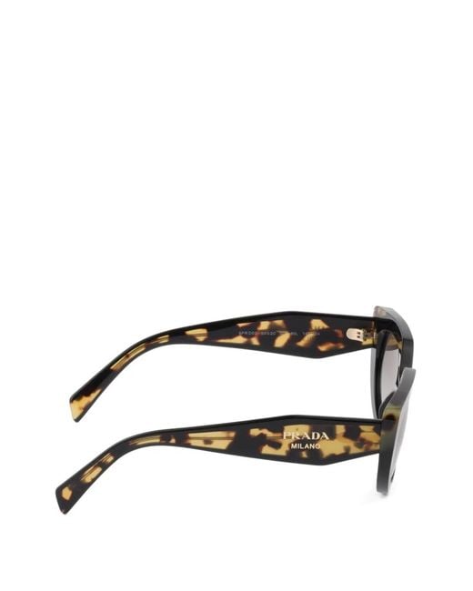 Prada Gray Sunglasses With Logo